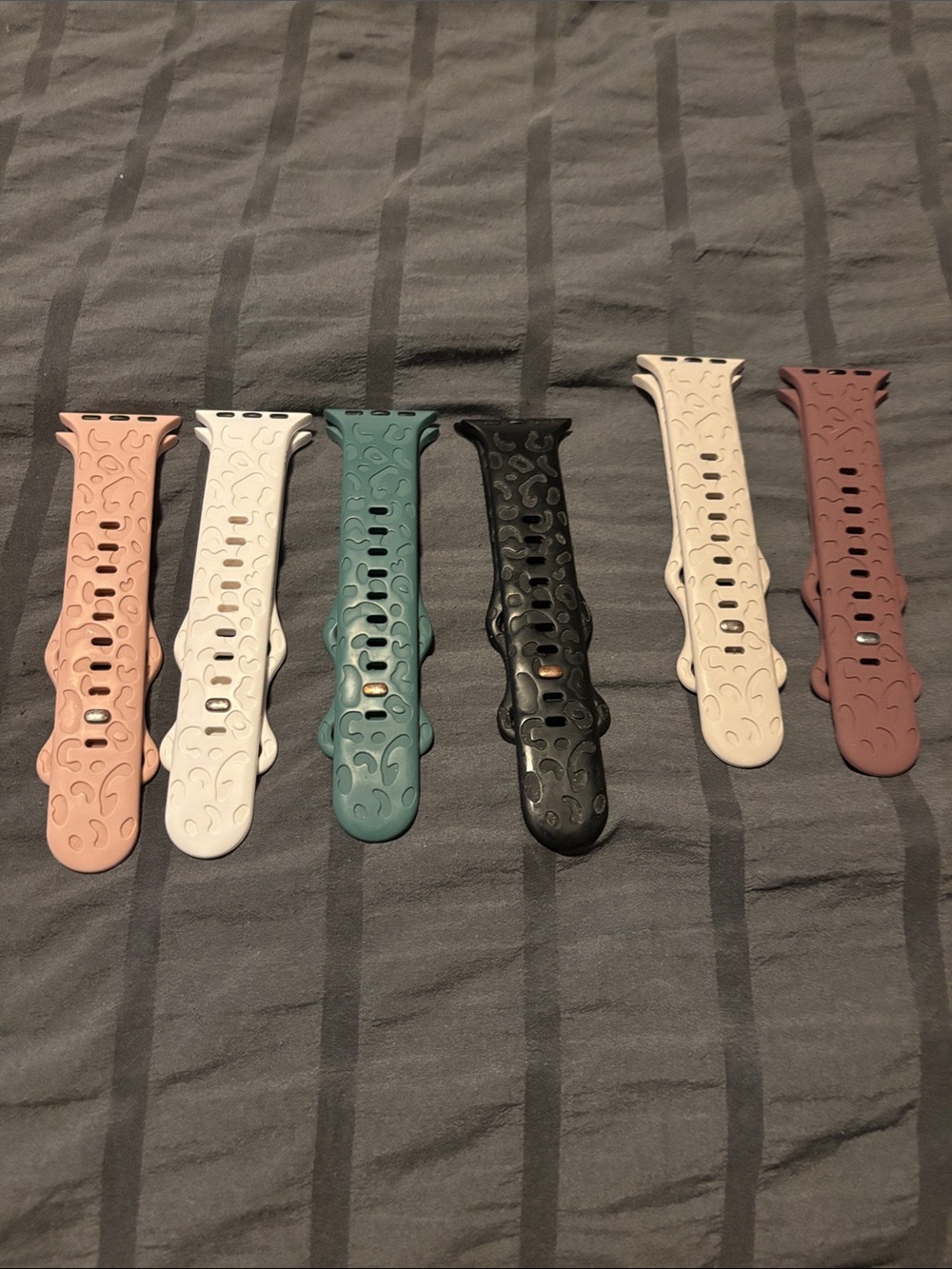 Apple Watch Silicone Sport Replacement Watch Bands - Multiple Colors